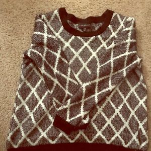 Lane Bryant sweater argyle